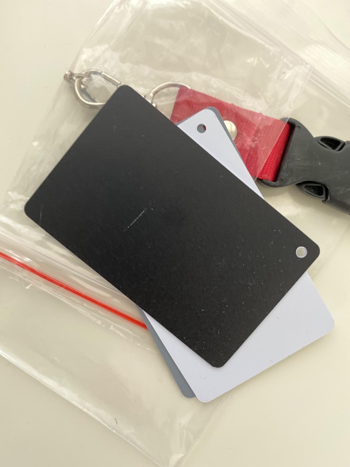 Anwenk Grey White Balance Card 18% Exposure Photography Custom Calibration Camera Checker for DSLR and Film customer photo 1