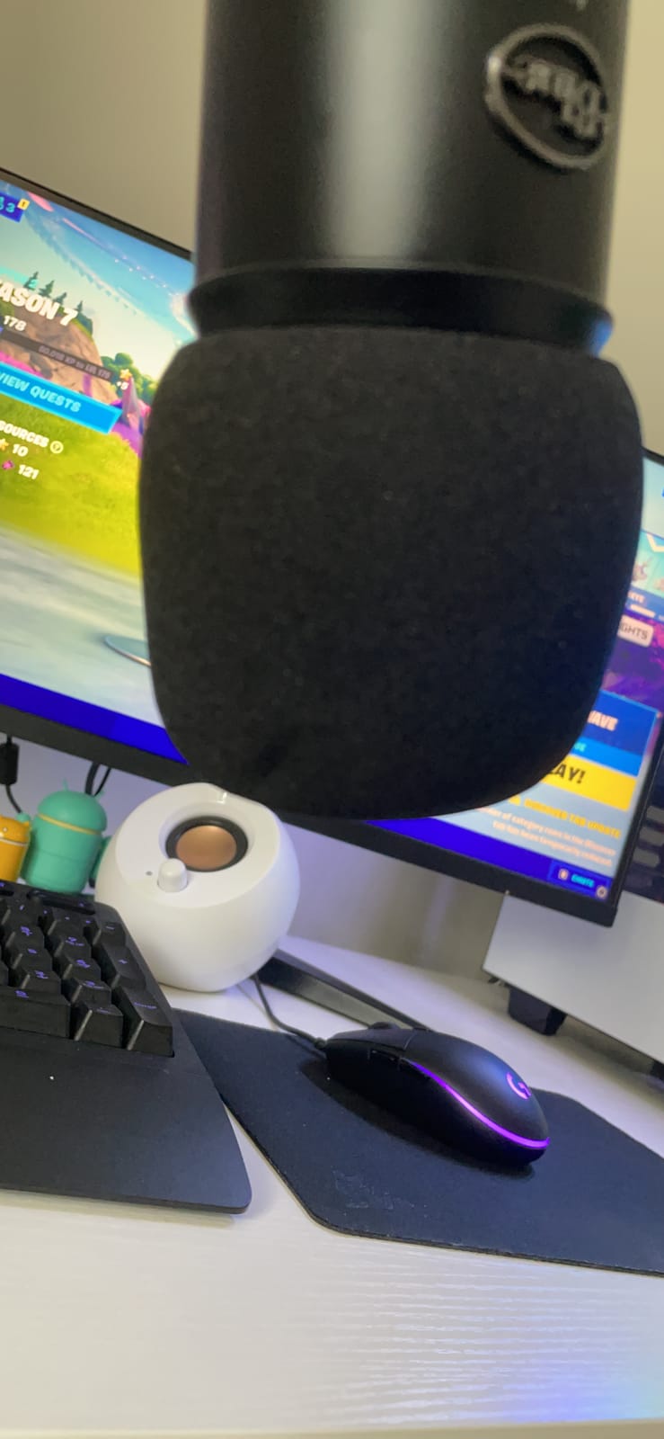 Mudder 50mm Foam Windscreen for Large Microphon, Mic Pop Filter customer photo 2