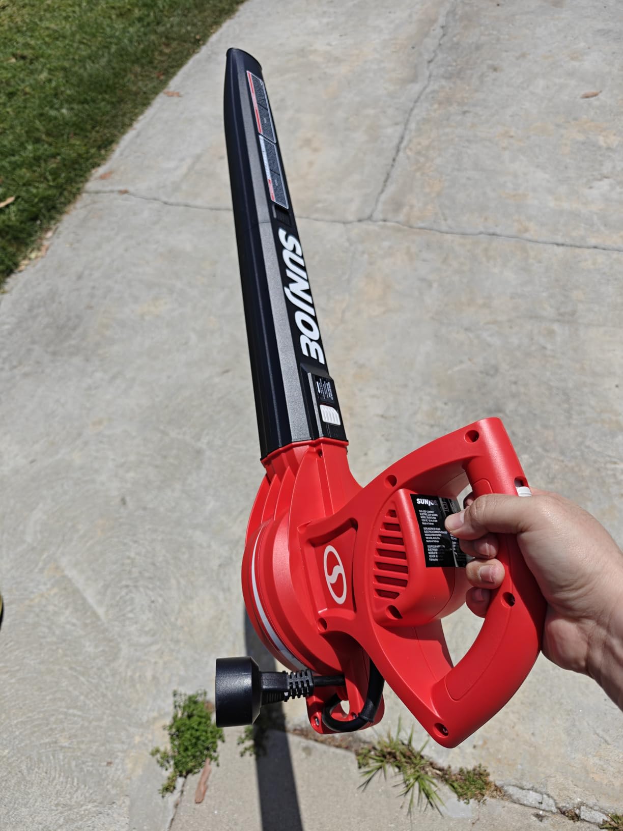 Sun Joe Corded Electric Leaf Blower Machine, 6-Amp Motor, SBJ597E customer photo 1