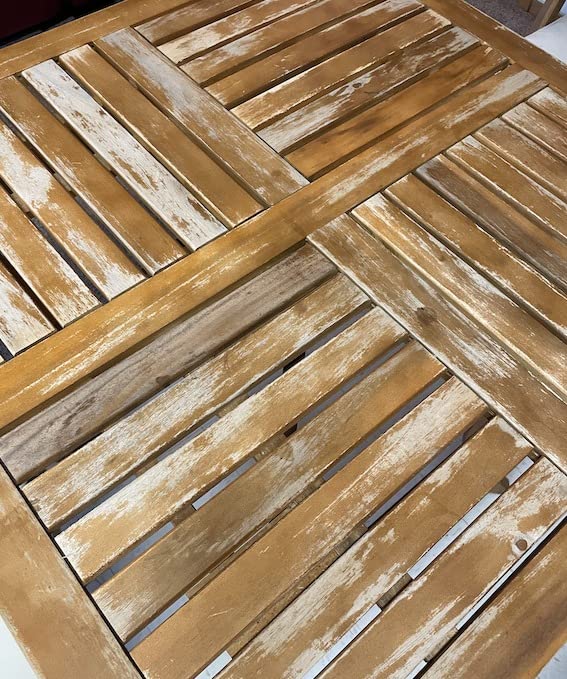 Christopher Knight Home Hermosa Acacia Wood Dining Set, 5-Pcs Set, Teak Finish customer photo 2