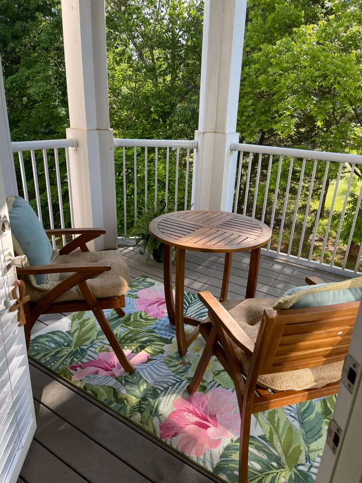 Christopher Knight Home Coronado Acacia Wood Bistro Set, 3-Pcs Set, Teak Finish customer photo 1