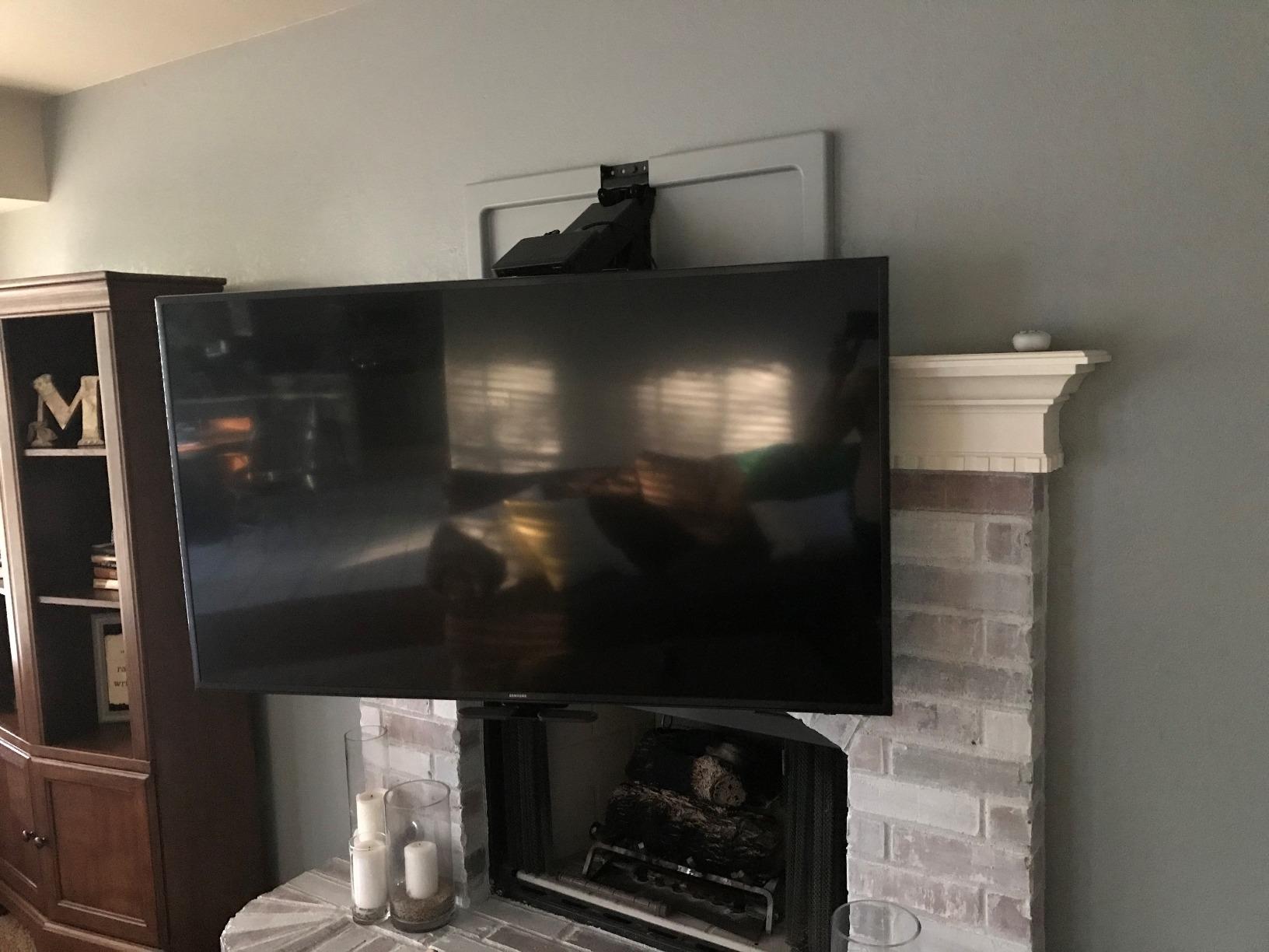 MantelMount MM540 - Above Fireplace Pull Down TV Mount for 44