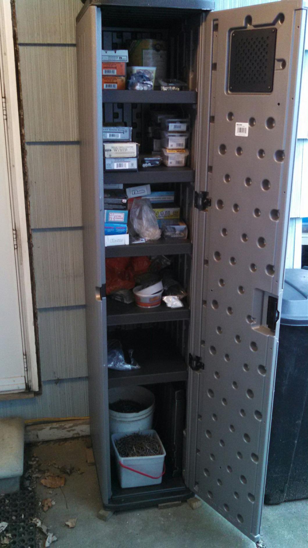 Suncast Tall Storage Locker for Garage Organization - 72