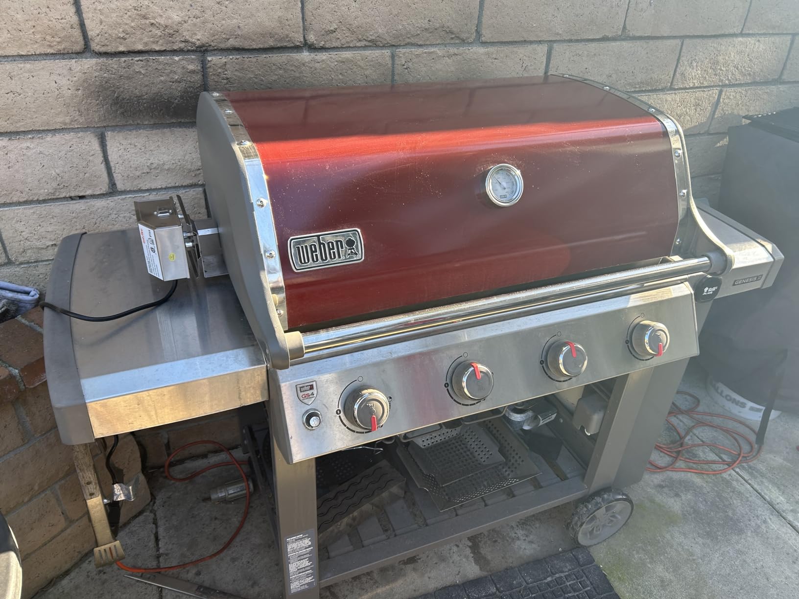 onlyfire Stainless Steel Rotisserie Kit for Weber Genesis 4&6 Burner Grills customer photo 2