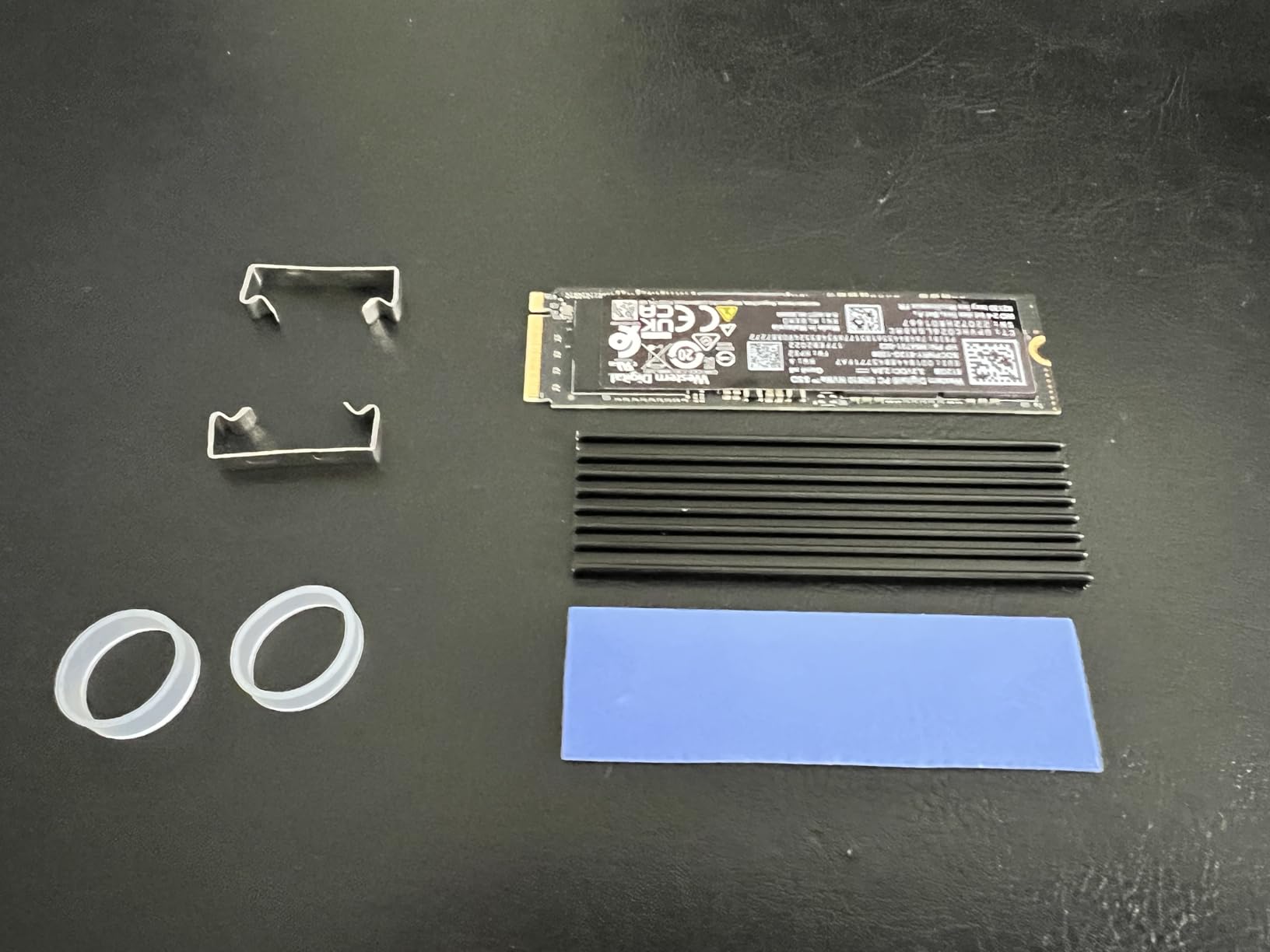 GLOTRENDS M.2 Heatsink Kits with Thermal Pad for 2280 M.2 SSD, Fit for Desktop PC/PS5/PS5 Slim Installation, 22x70x3mm Aluminum Body customer photo 2