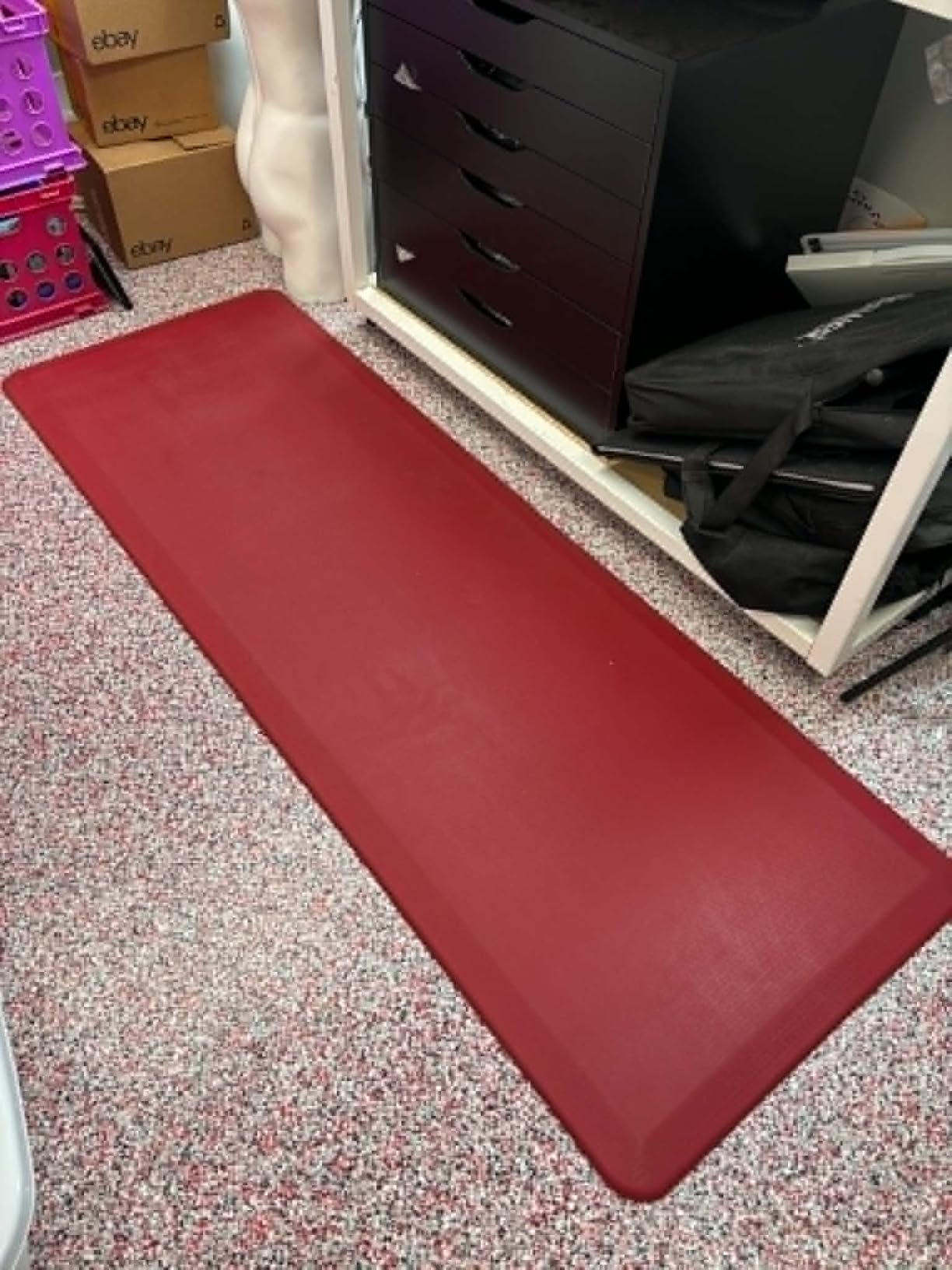 ComfiLife Anti Fatigue Floor Mat – 3/4 Inch Thick Kitchen Mats for Floor, Standing Desk Mat, Kitchen Rug – Comfort at Home, Office – Durable – Stain Resistant – Non-Slip Bottom (20