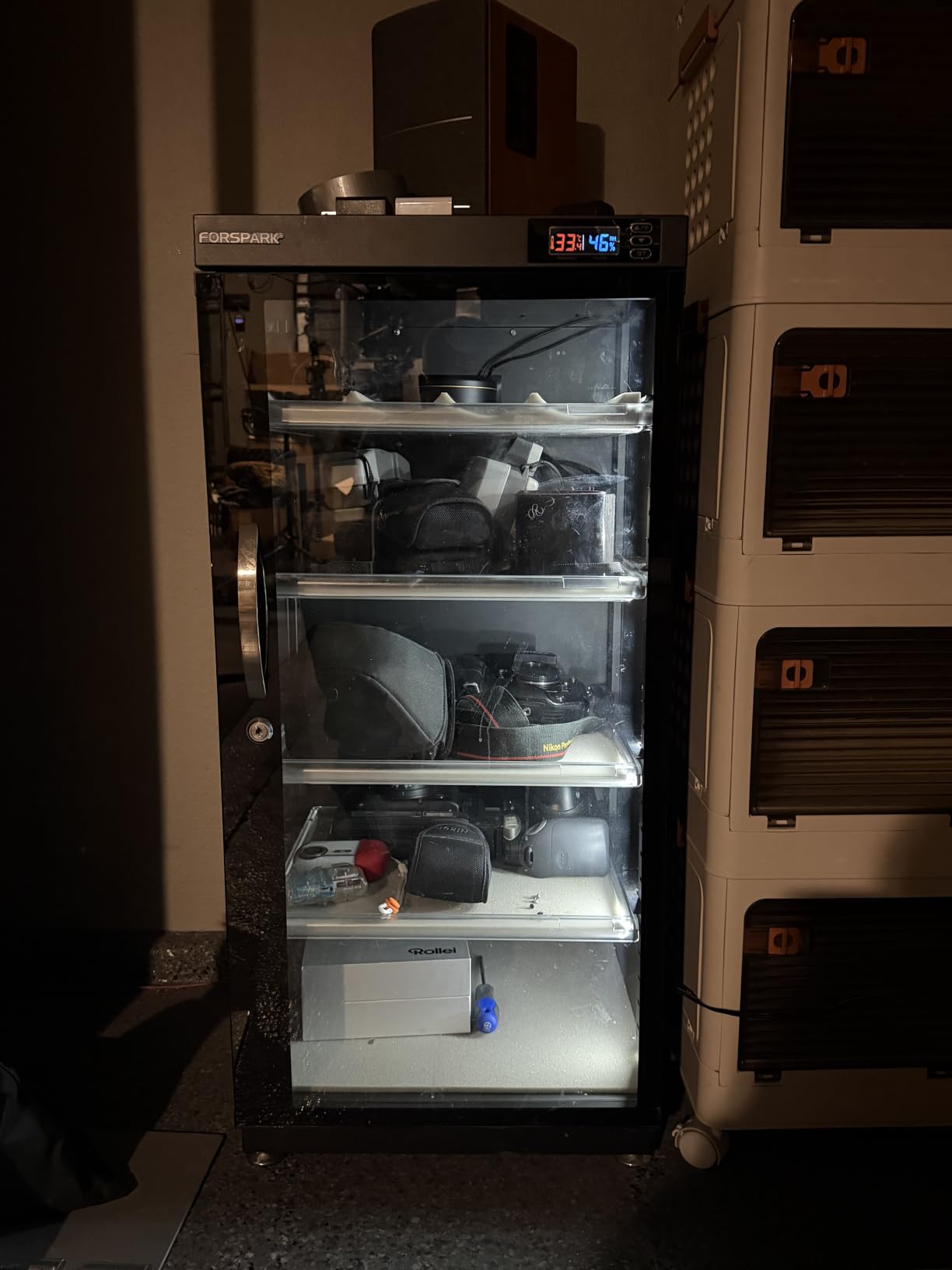 FORSPARK 100L Camera Dehumidifier Dry Cabinet, Humidity Control Storage Box customer photo 1