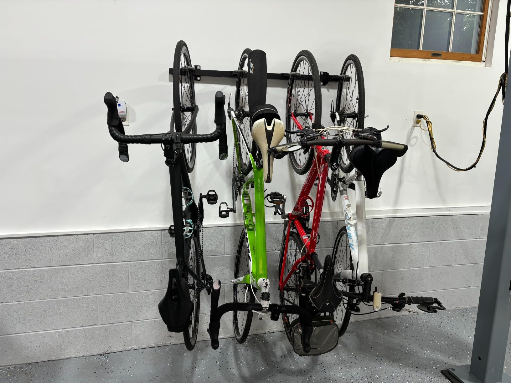 StoreYourBoard Bike Storage Rack – Heavy Duty Garage Bike Rack for 5 Bicycles, Space-Saving Vertical Bike Rack, Adjustable Wall Bike Mount for Garage Organizer, Bicycle Hanger, Holds 300 lbs customer photo 2