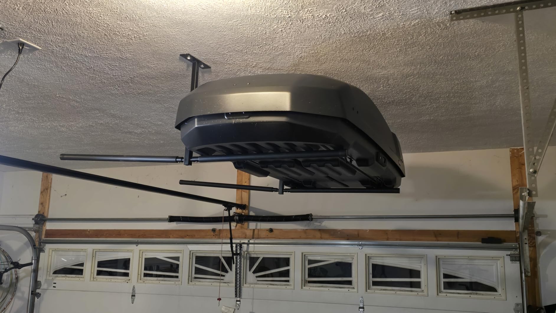 StoreYourBoard Adjustable Kayak Ceiling Rack – Hi Port 2 Garage Ceiling Kayak Hanger | Adjustable Overhead Kayak Storage for Recreational & Touring Kayaks | Garage Organization customer photo 1