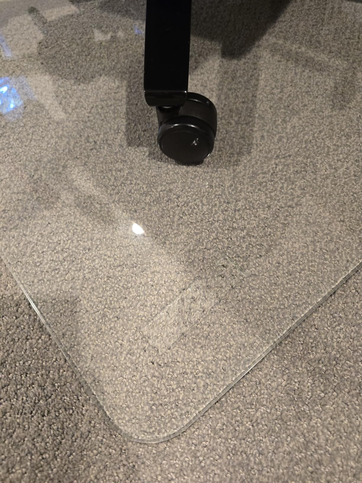 Lorell Tempered Glass Chairmat, 46