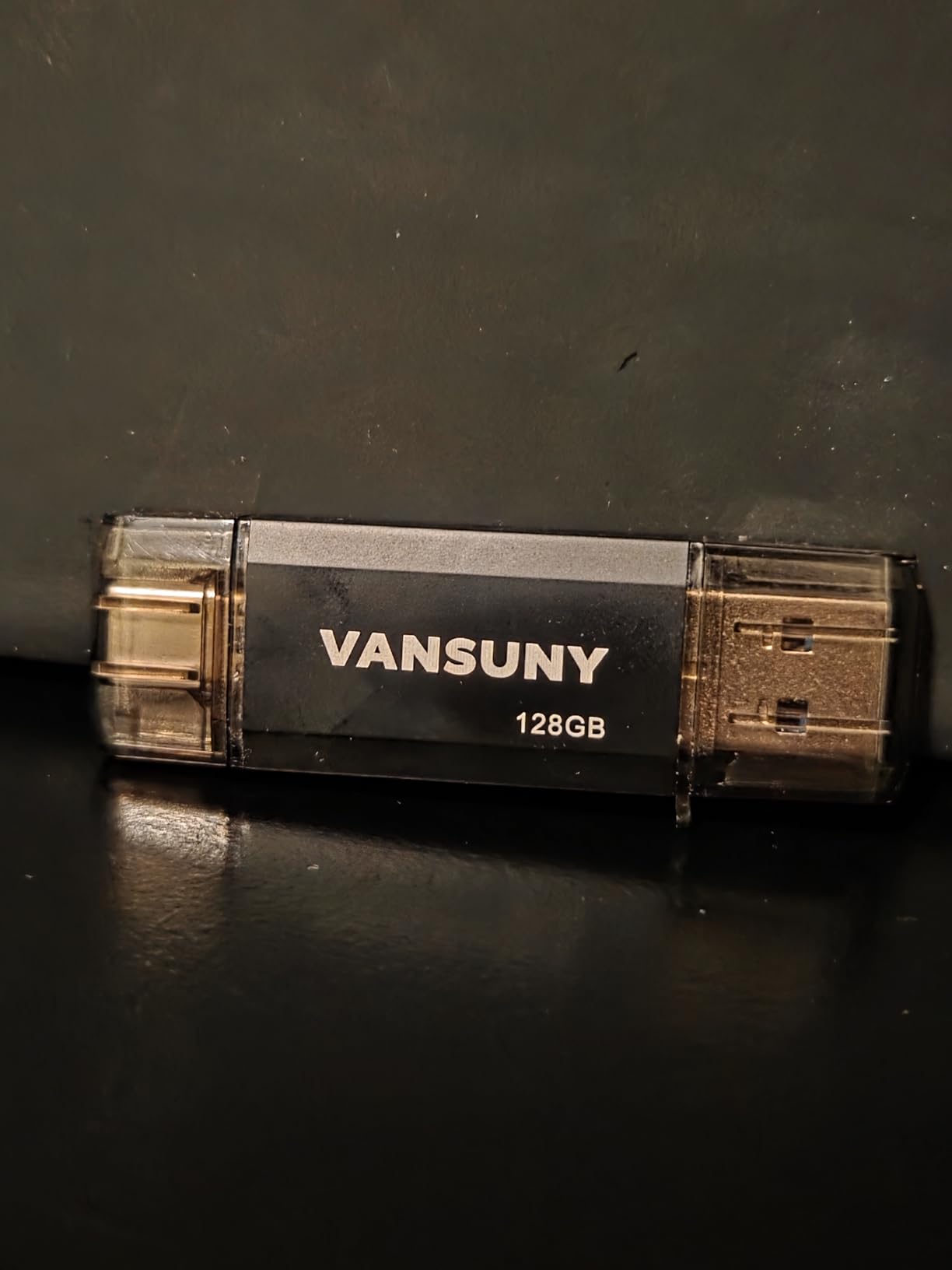 Vansuny 128GB USB C Flash Drive 2 in 1 OTG USB 3.0 + Type C Memory Stick with Keychain Dual Type C Thumb Drive Photo Stick Jump Drive for Android Smartphones, Computer, Tablet, PC customer photo 1