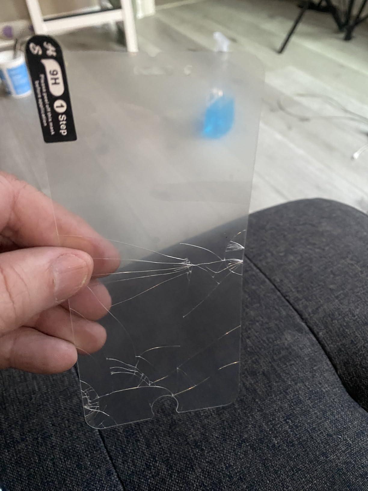 IFLASH iPhone Screen Protector, Matte Tempered Glass Shield for Apple iPhone 11 / XR - Anti Glare/Face ID customer photo 2