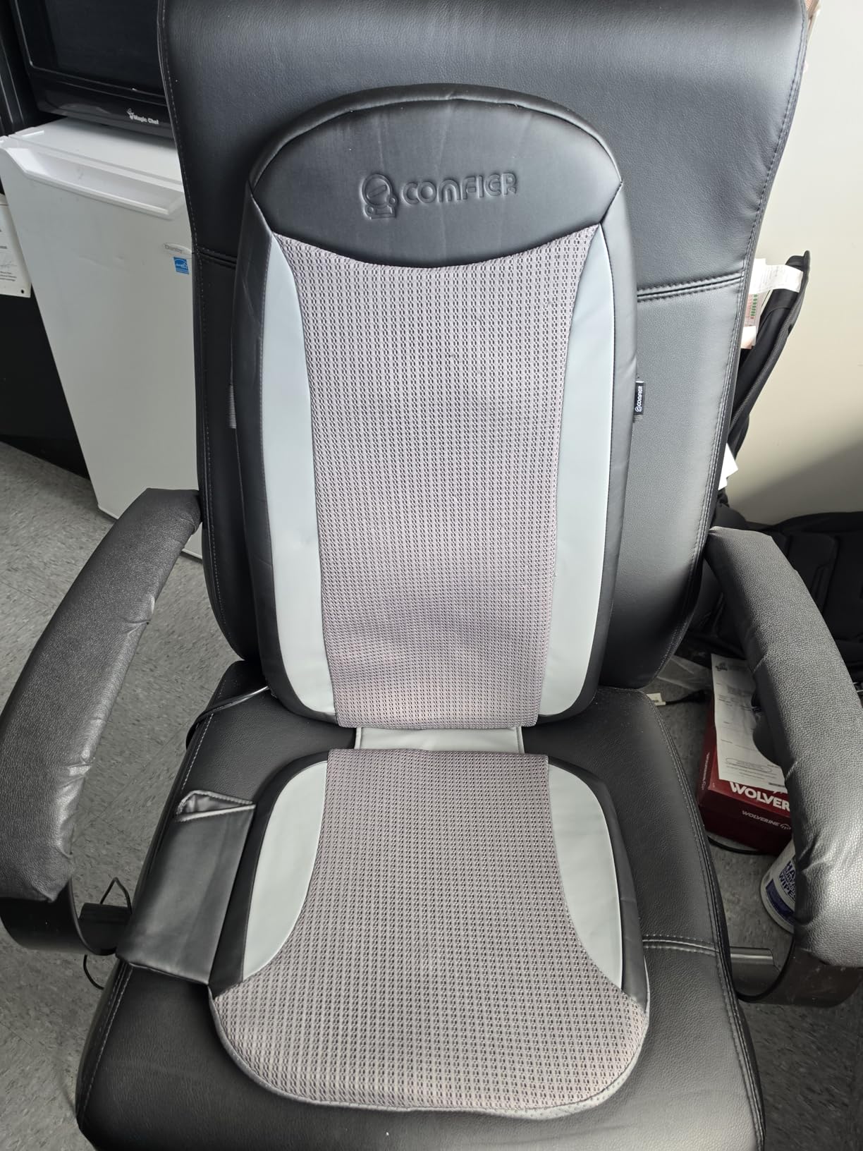 COMFIER Shiatsu Back Massager with Heat, Deep Tissue Kneading Chair Massager Pad, Massage Chair Pad for Full Back, Massage Seat Cushion for Back Pain Relief customer photo 2