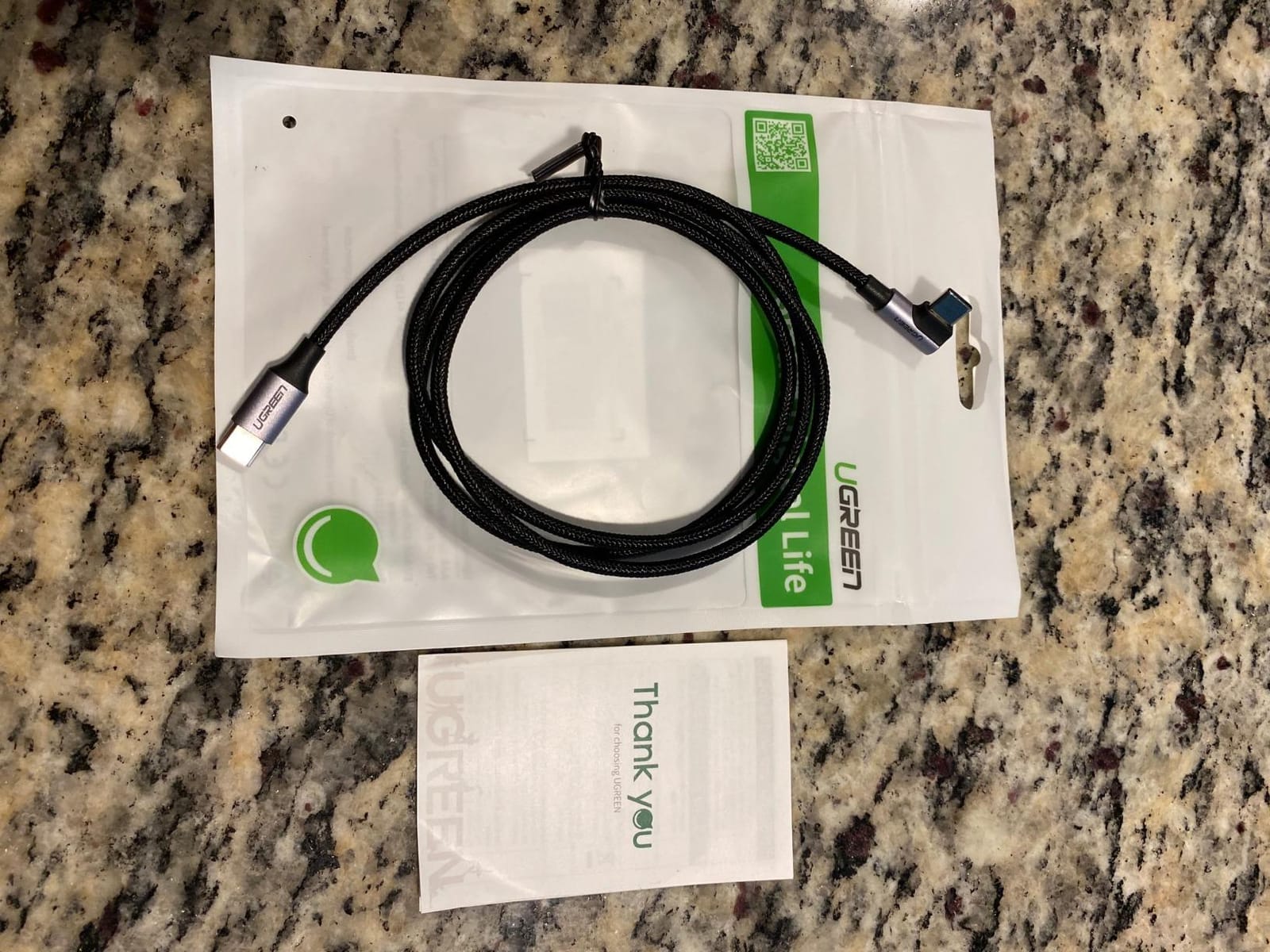 UGREEN 60W Right Angle USB C Cable, Fast Charging Cable, 3.3ft customer photo 2