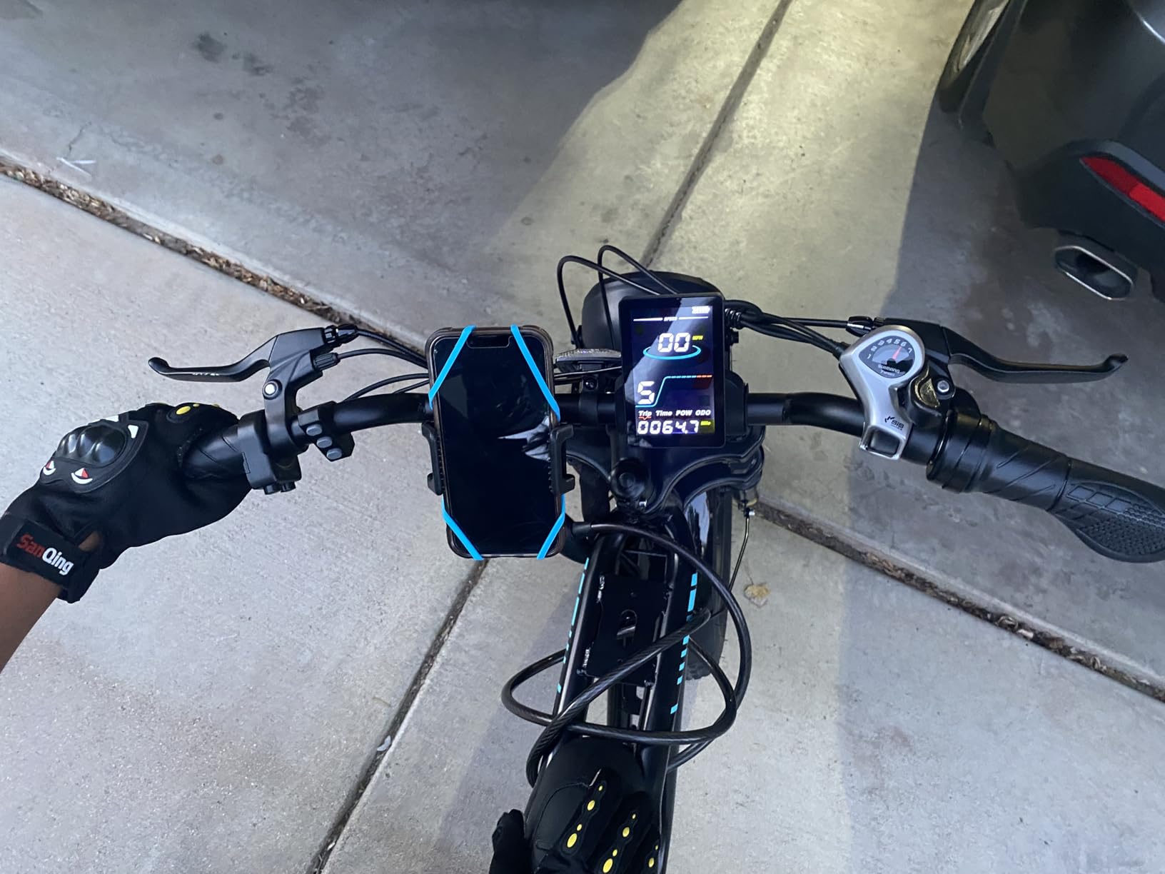 TruActive Premium Bike Phone Mount Holder | Universal Cell Phone Mount for 4