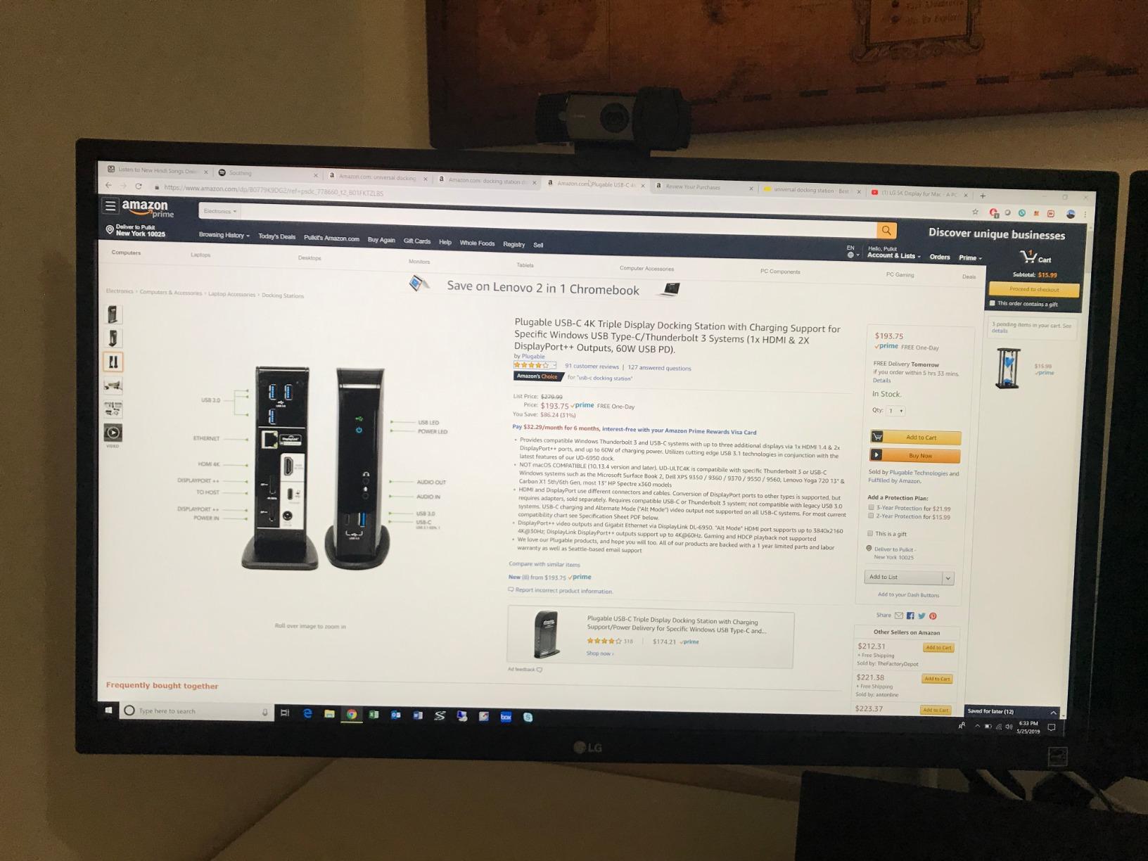 LG 27UL550-W 27-inch 4K UHD (3840 x 2160) Ultrafine Computer Monitor, IPS, AMD FreeSync, Tilt/Height/Pivot Adjustable Stand, HDR10, HDMI, DisplayPort, Black Stabilizer, White customer photo 2