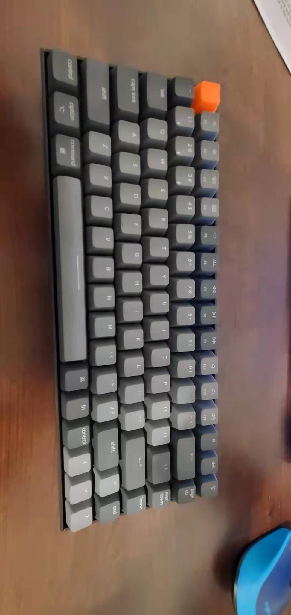 Keychron K2 75% Layout Bluetooth Mechanical Keyboard Super Red Switch/White LED Backlit/Anti Ghosting/N-Key Rollover/84 Key USB C Wired Computer Keyboard for Mac Windows-Version 2 customer photo 2