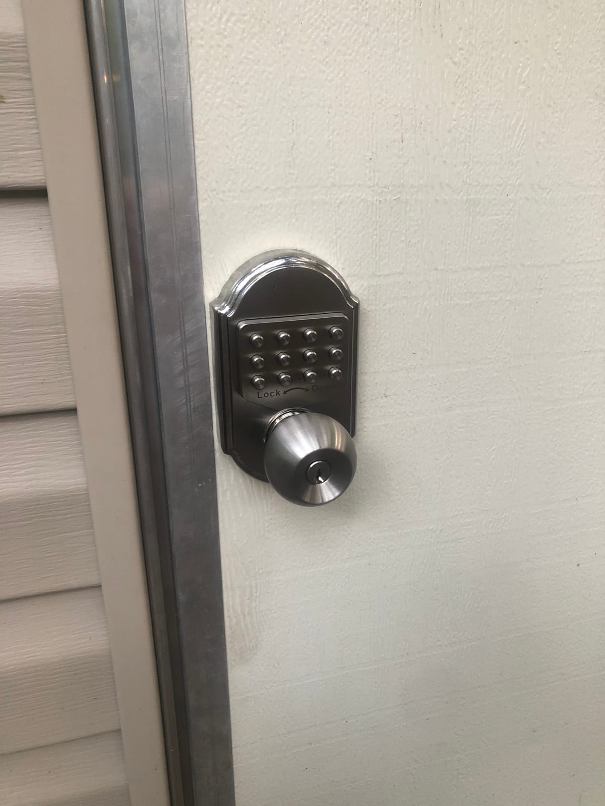 Bravex Keyless Entry Keypad Deadbolt Door Lock 304 Stainless Steel Sabbath Lock 100% Mechanical Shabbos Lock- No Risk of Low Power customer photo 2