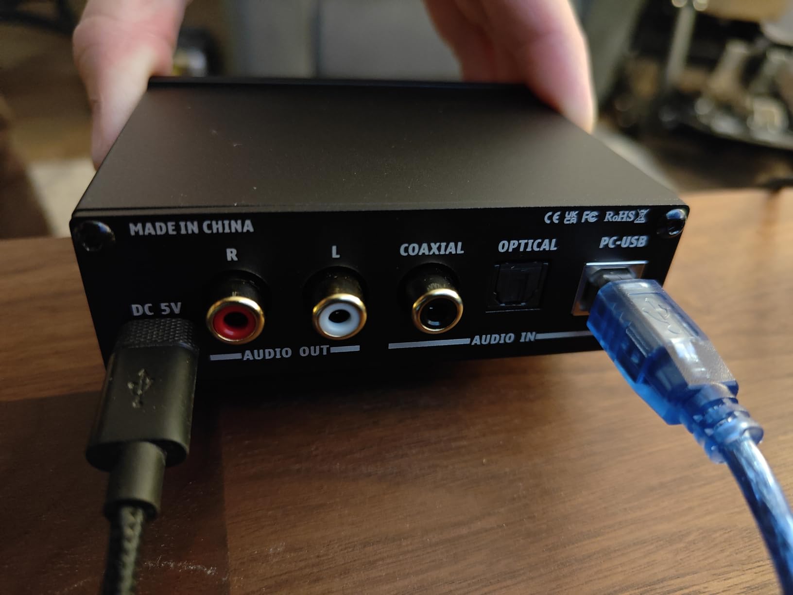 AIYIMA DAC-A2 Headphone Amplifier & Desktop DAC for PC, MAC and Gaming | Plug & play 24Bit/192kHz DAC amp.Adds Bass/Treble control & RCA/3.5mm Outputs,USB/Optical/Coaxial Input customer photo 2