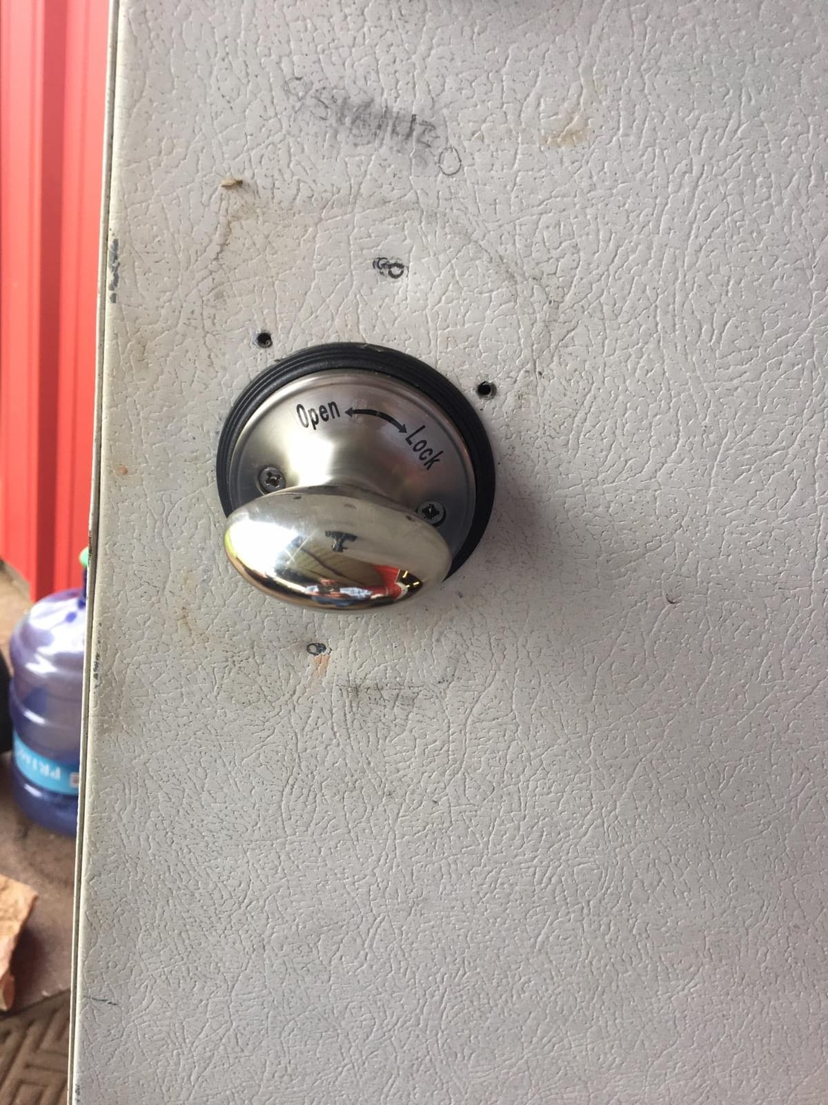 Keyless Entry Door Lock Deadbolt Keypad Mechanical Stainless Steel (Pass Code or Key) 100% Mechanical, No Electronic customer photo 1