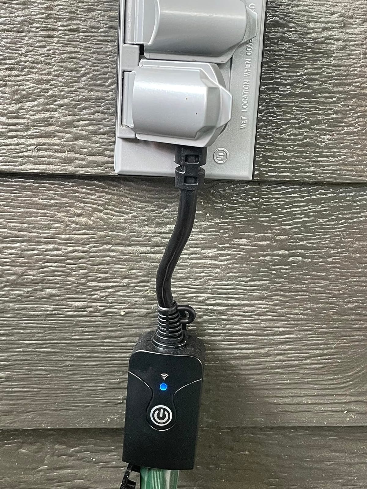 HBN Outdoor Smart WiFi Plug, Heavy Duty 1 Grounded Outlet Timer, 1 Pack customer photo 1