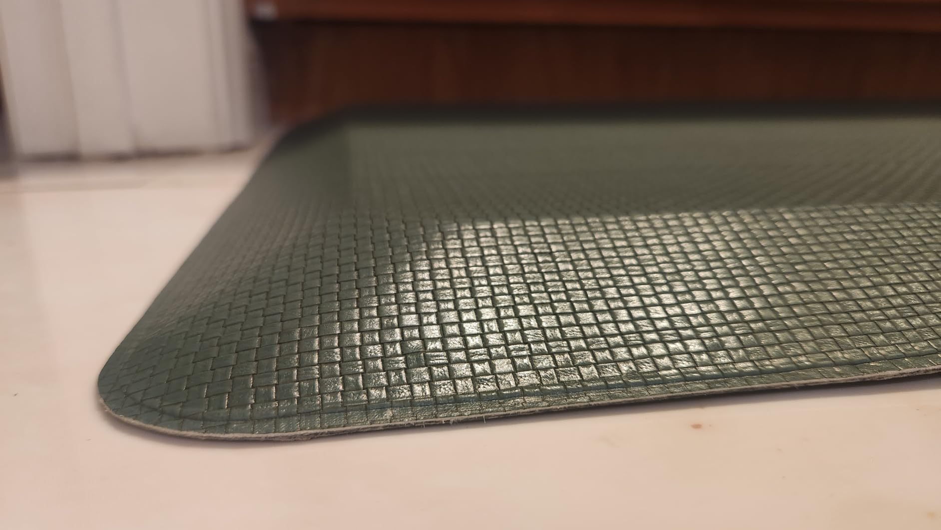FEATOL Anti Fatigue Mat for Standing Desk & Kitchen Floor, 9/10 Extra Thick | Ergonomic Memory Foam Standing Mat,Cushioned Comfort Floor Mat for Office,Kitchen, Home, All-Day Work (20