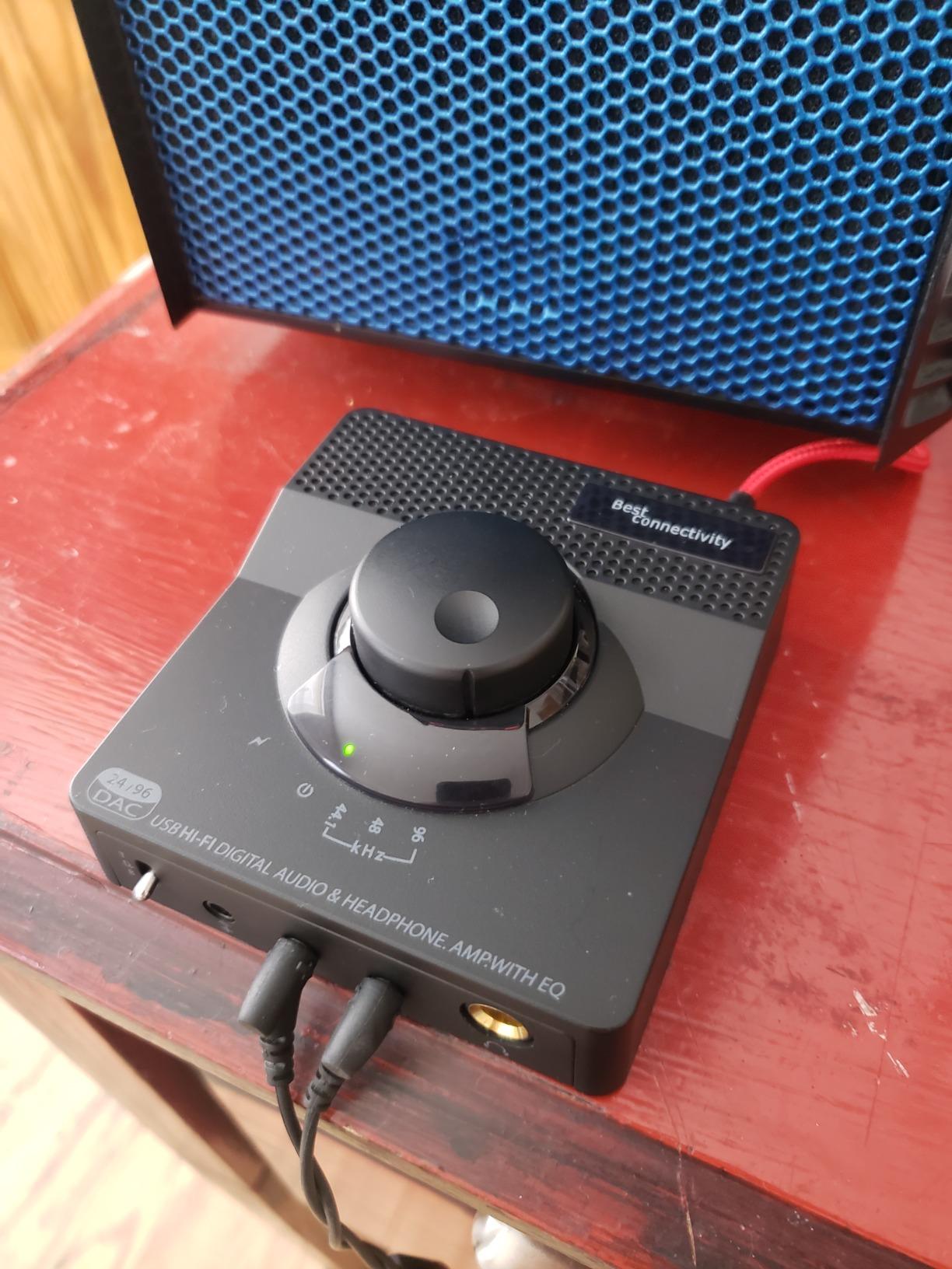 Syba Sonic 24bit 96KHz USB DAC Stereo Headphone Amplifier 2 Stage EQ Digital/Coaxial Output and RCA Output SD-DAC63116 customer photo 1