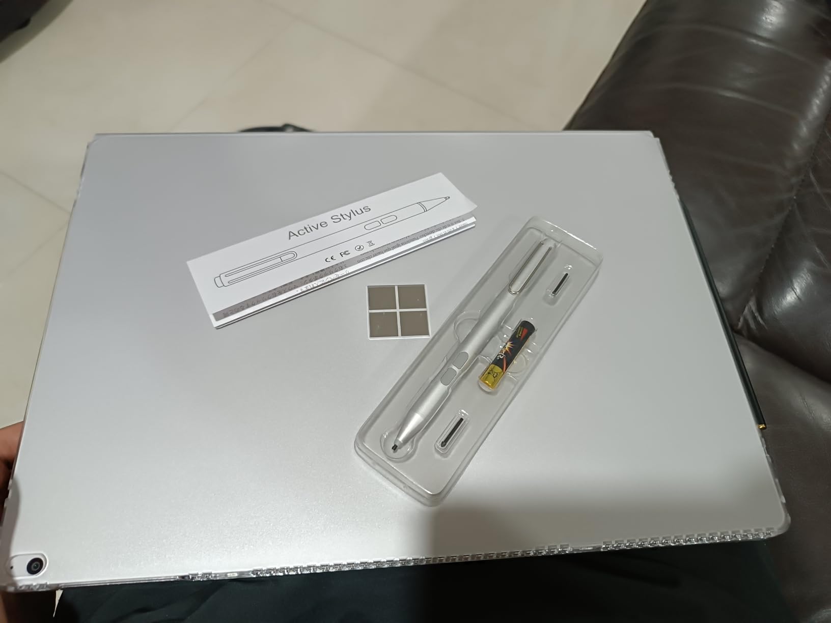 Uogic Pen for Microsoft Surface, 90-Day Battery Life, Smooth Writing, Palm Rejection, 1024 Levels Pressure, Flex & Soft HB Nib, for Surface (Pro, Studio, Book, Laptop, Go) customer photo 2