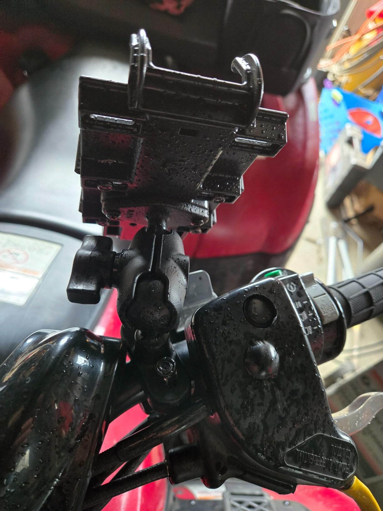 RAM MOUNTS Quick-Grip XL Phone Mount with Handlebar U-Bolt Base customer photo 1