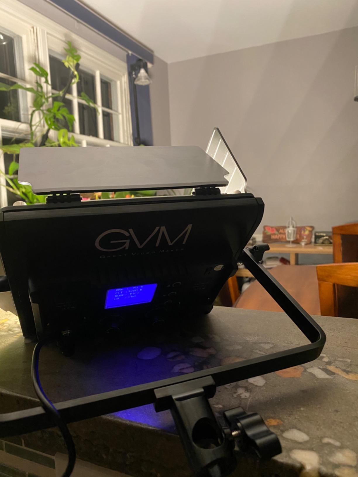 GVM RGB LED Panel Video Light, Photography Lighting with APP Control, 800D Video Lighting Kit for YouTube Studio, Gaming, Streaming, Conference, 8 Kinds of Scene Lights, CRI 97, 2 Packs customer photo 1