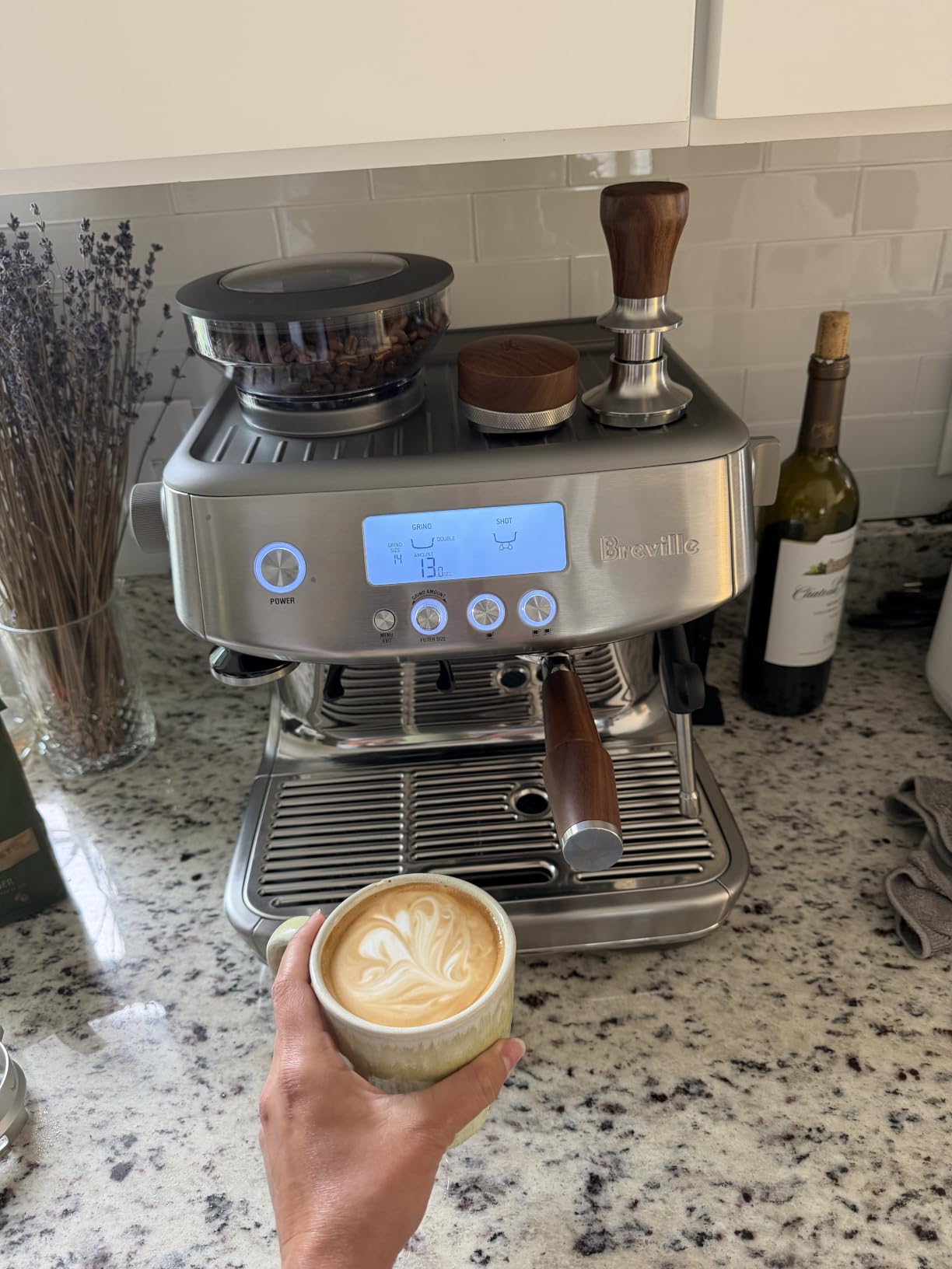 Breville BES878BSS Barista Pro Espresso Machine, Brushed Stainless Steel customer photo 1