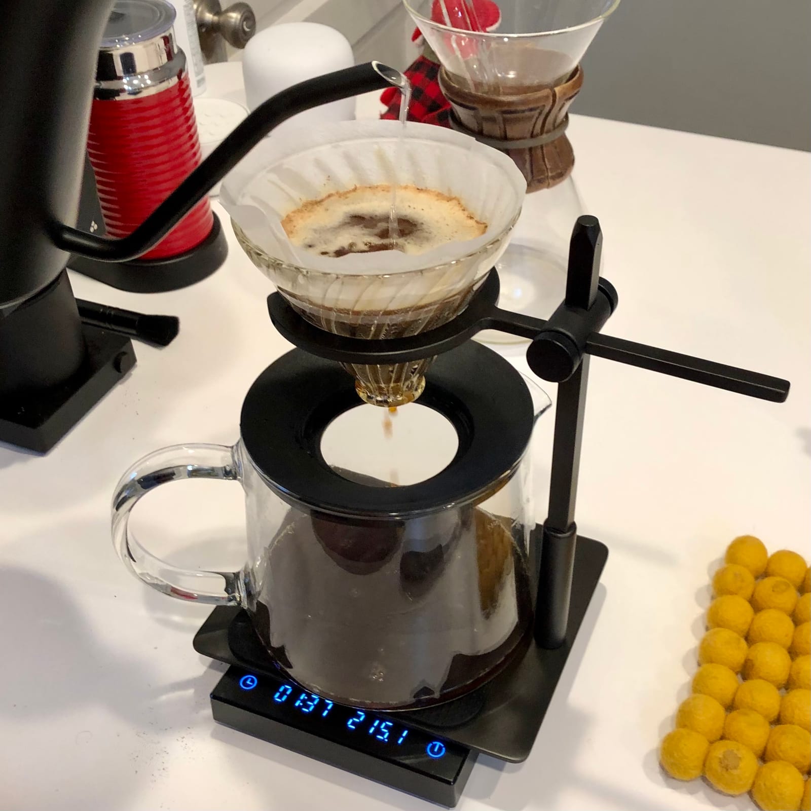 Pour Over Coffee Station Coffee Dripper Stand Stainless Steel customer photo 2