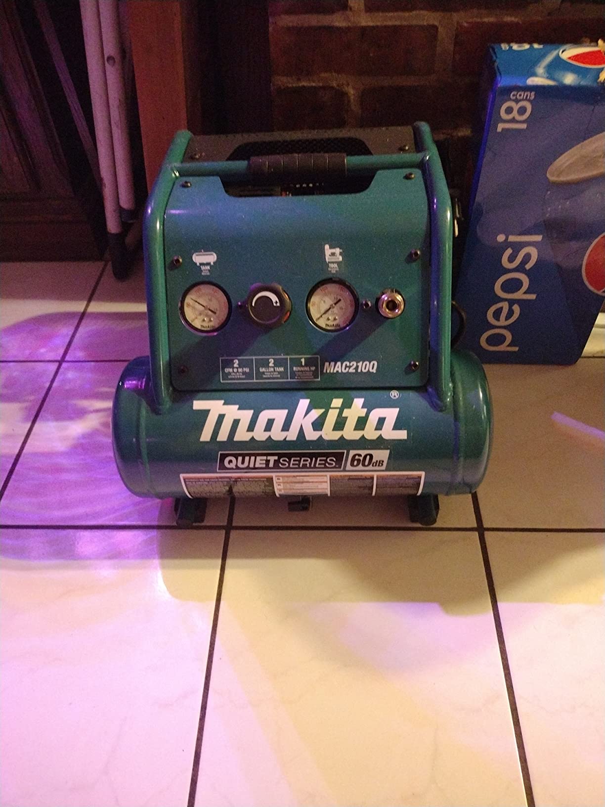 Makita MAC210Q Quiet Series, 1 HP, 2 Gallon, Oil-Free, Electric Air Compressor customer photo 2