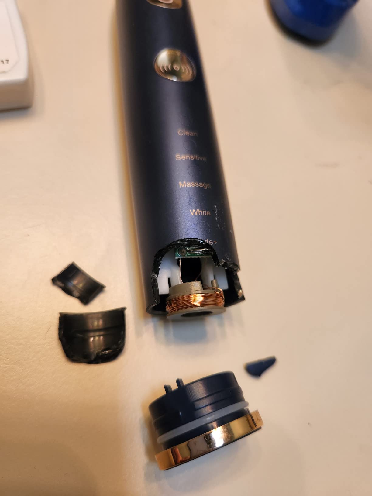 Wagner Stern WHITEN+ Electric Toothbrush, 48,000 VPM, Pressure Sensor, 5 Modes, 8 Brush Heads, Travel Case customer photo 1
