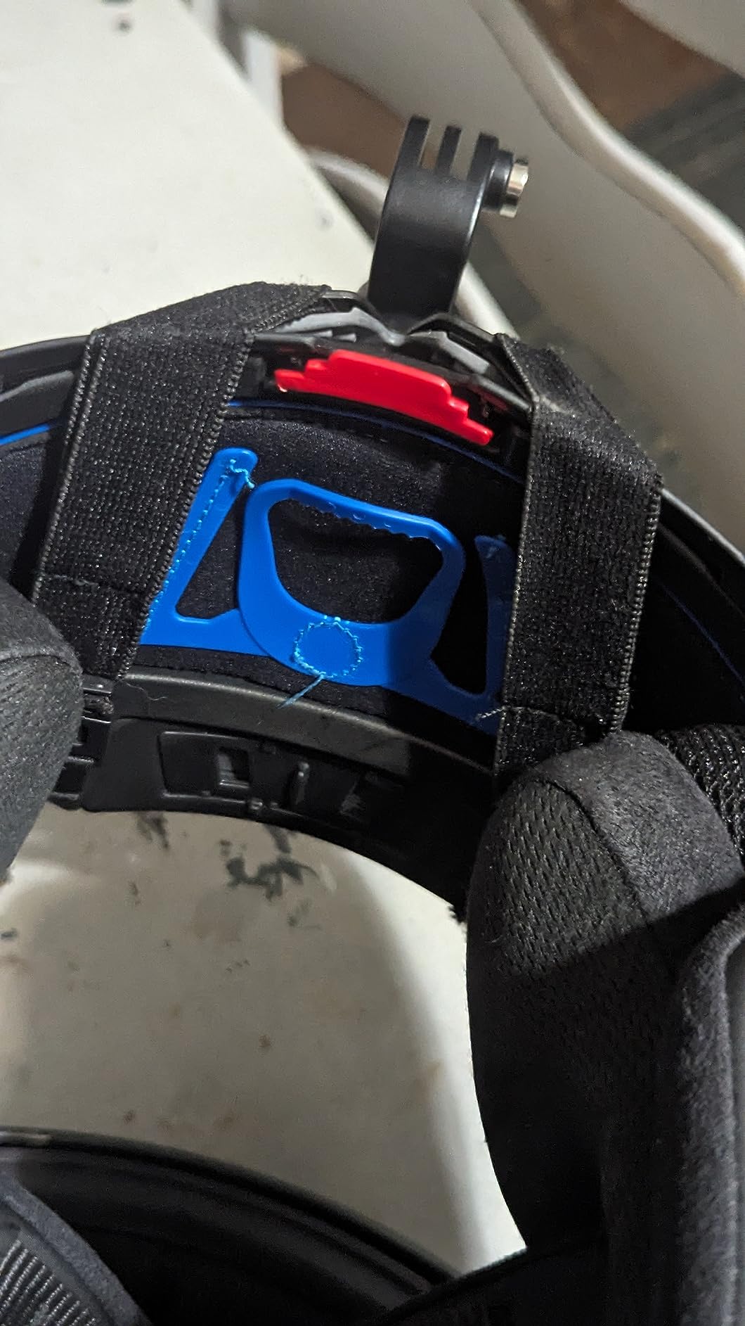 Motorcycle Helmet Chin Strap Mount for GoPro Hero 13/12/11/10/9/8/7/(2018)/6/5 Black,DJI Osmo Action 6/5 pro/4/3/2,Insta360 ONE R,AKASO/Campark/YI and More customer photo 2