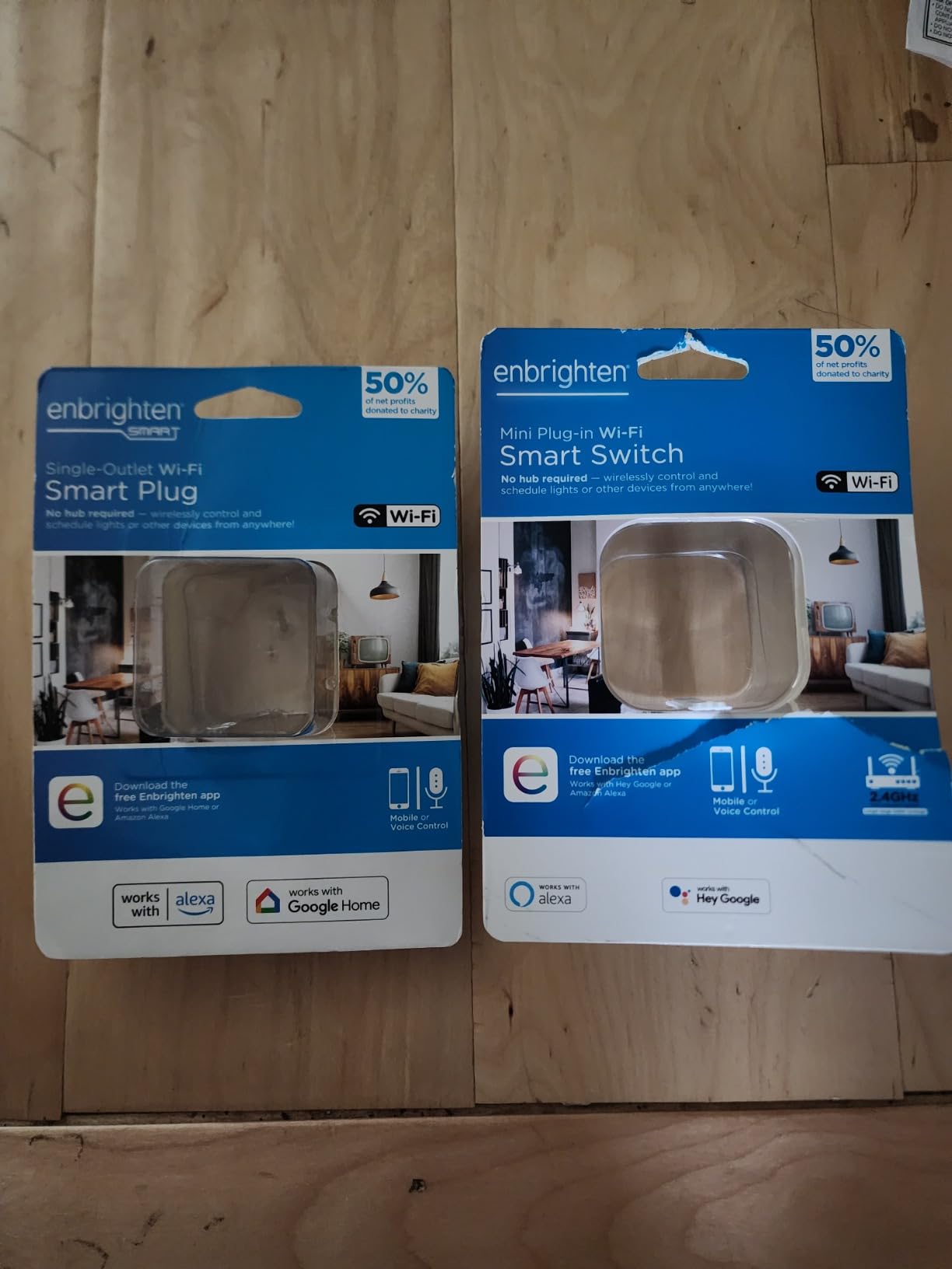 Enbrighten Matter Indoor Smart Plug, 1 Grounded Outlet, White, 1 Pack customer photo 2