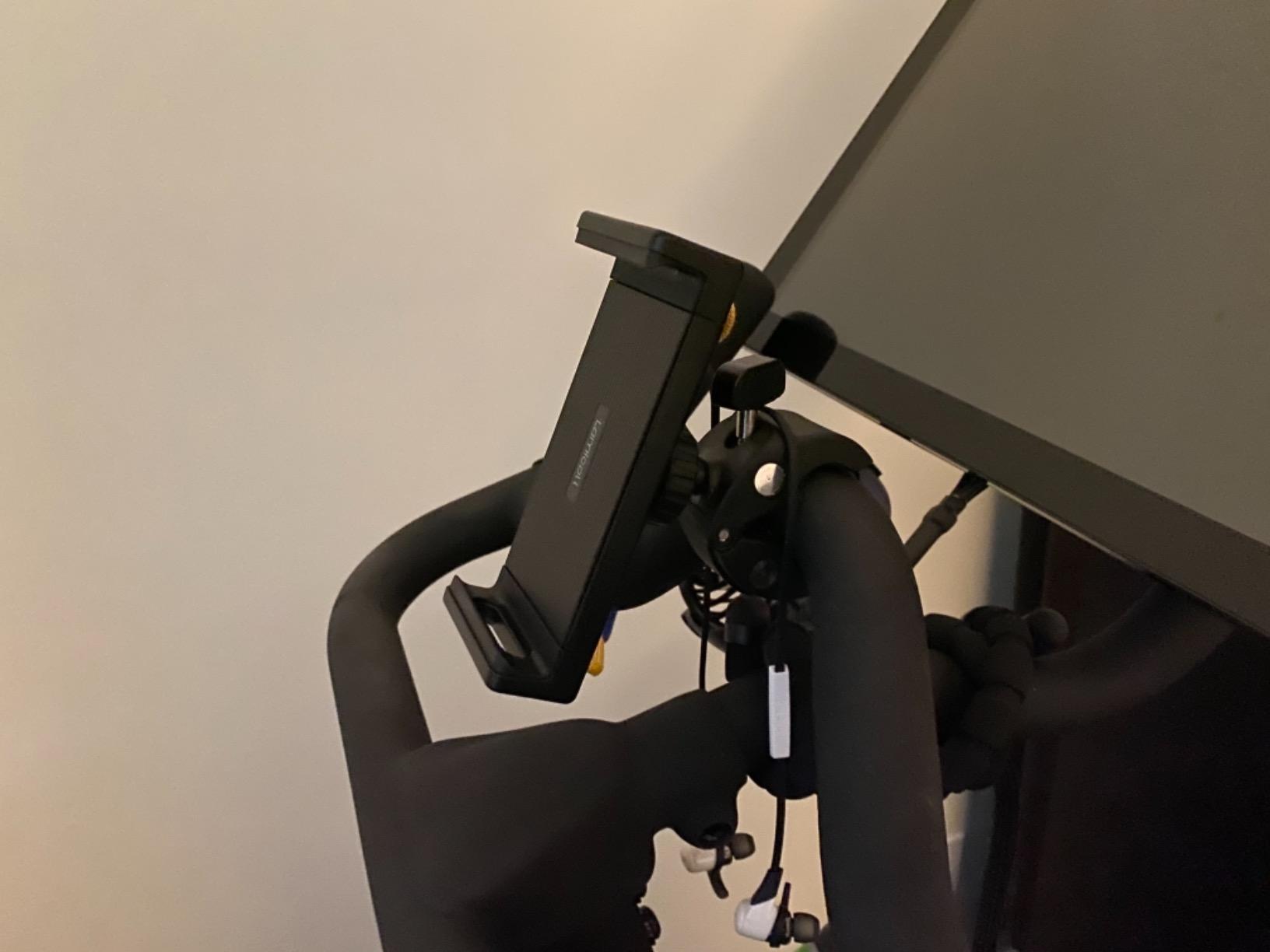 Lamicall Tablet Holder Mount for Spin Bike - Fast Position, Full Adjustable customer photo 2