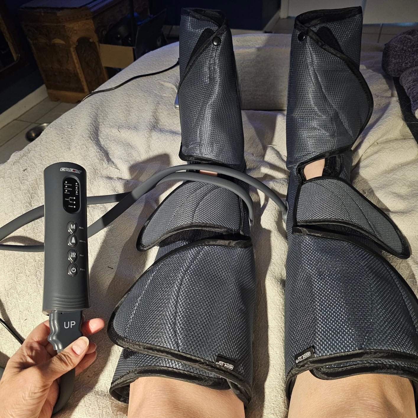CINCOM Leg Massager with Heat and Air Compression FSA - HSA customer photo 1