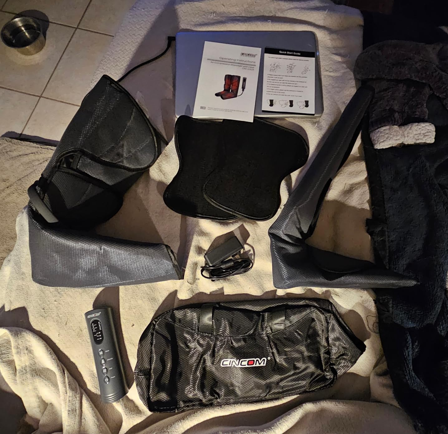 CINCOM Leg Massager with Heat and Air Compression FSA - HSA customer photo 2