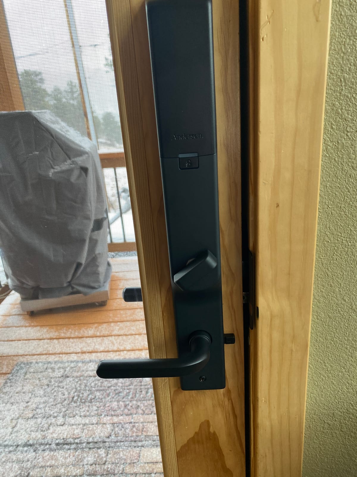 Yale Assure Lock Keypad for Anderson® Patio Doors Handle with Wi-Fi, Black customer photo 2