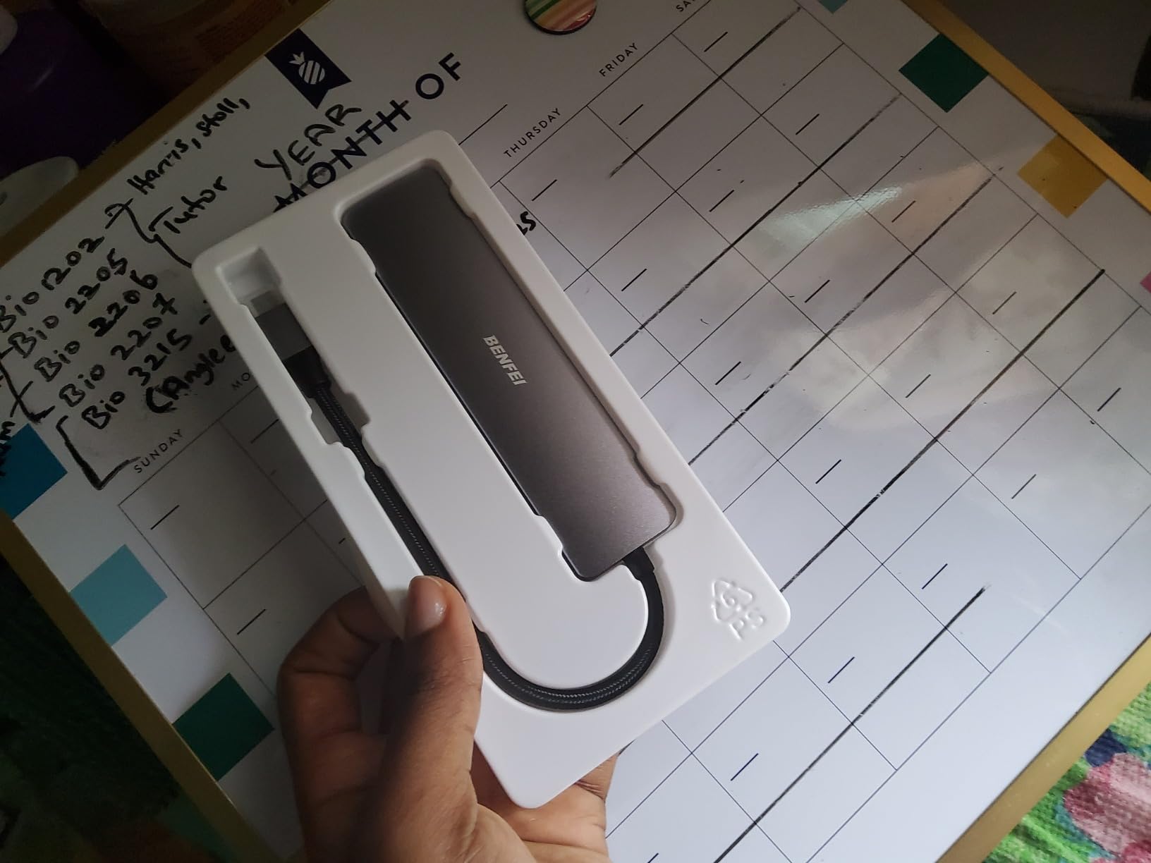 BENFEI USB C HUB 7-in-1 with HDMI(4K@60Hz,Certified), 100W Power Delivery, 3*USB 3.0, SD/TF Card Reader(160MB/s) Compatible with iPhone 15 Pro/Max, MacBook, iPad Pro, iMac, S23, XPS17 customer photo 2