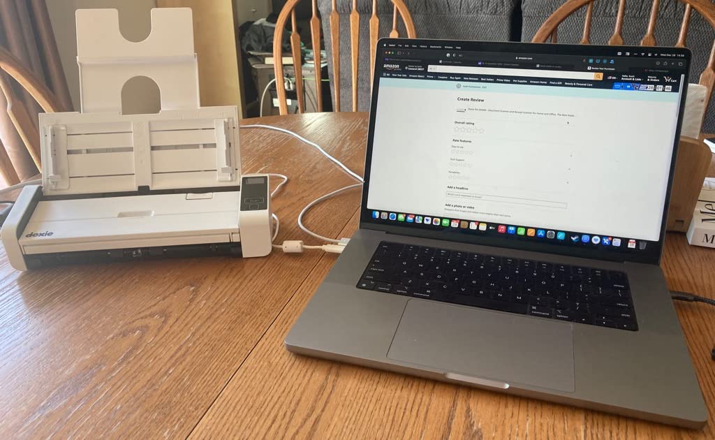Doxie Pro - Duplex Document Scanner and Receipt Scanner for Home and Office with Amazing Software for Mac and PC customer photo 2