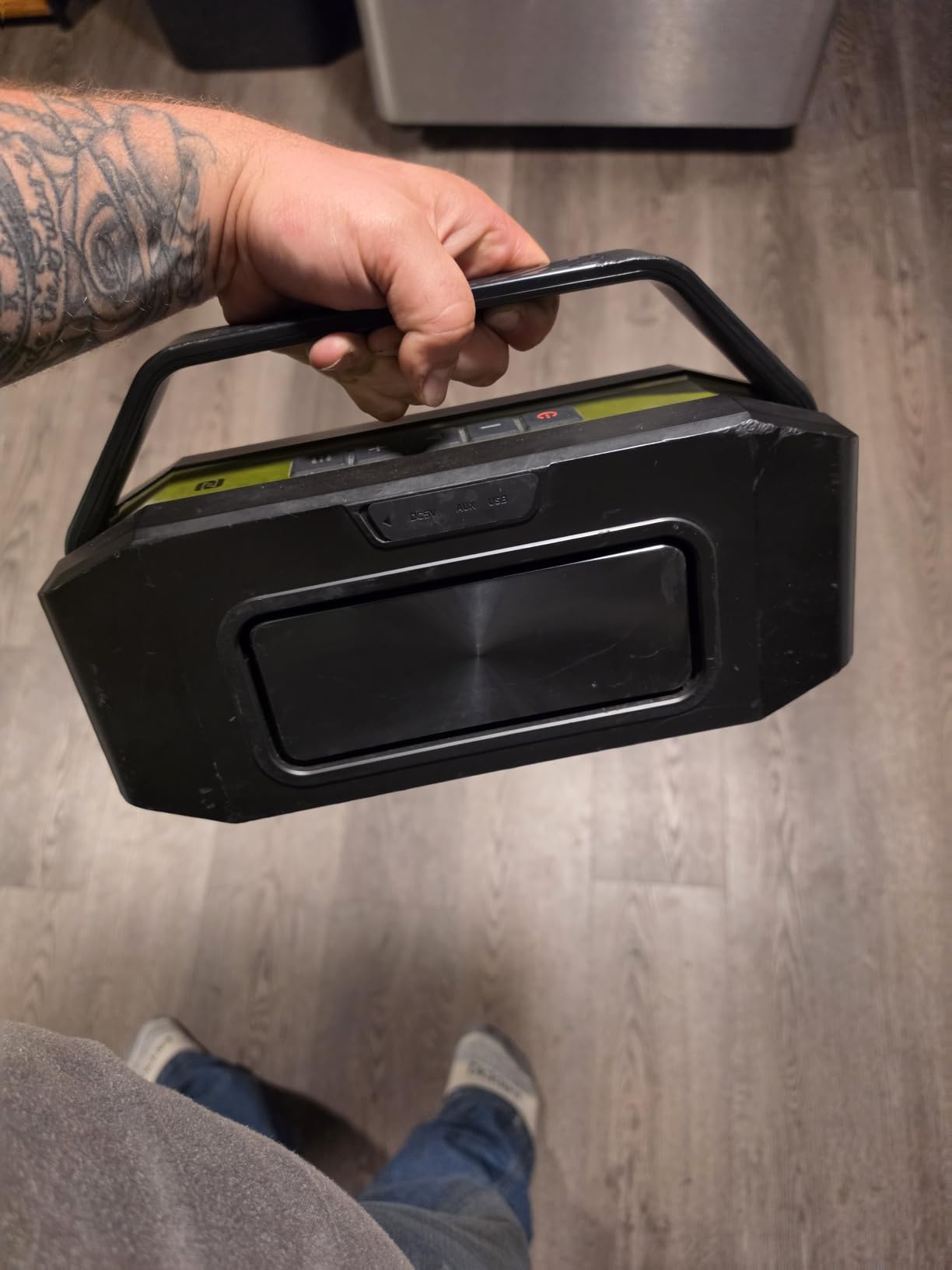W-KING Bluetooth Speaker, 100W Peak Outdoor Portable Loud Speakers Wireless | 108dB IPX7 Waterproof Floating Rugged Boombox, 60W Party Large Speaker Subwoofer, 7.2'' Deep Bass Radiator, 40H, EQ, TF, AUX customer photo 1