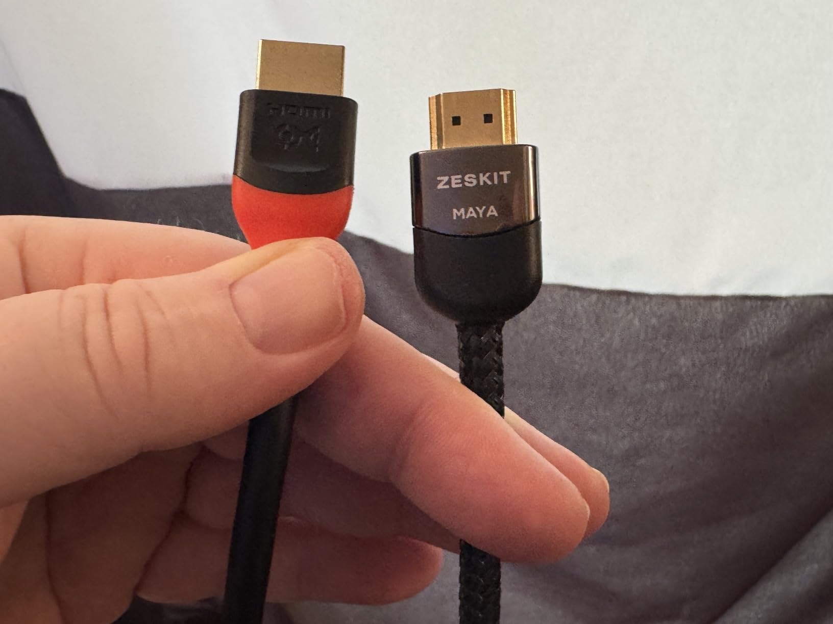 Zeskit Certified 2.1 8K HDMI Cable 48Gbps 4K120Hz Compatible with Soundbar eARC HDR10 VRR Dolby Vision Atmos HDCP 2.2 & 2.3 Gaming PS5 Xbox Series X Apple TV Roku Monitor (Ultra High Speed, Maya 5ft) customer photo 2