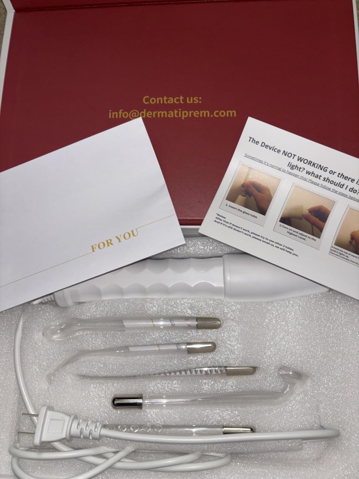 DermatiPrem High Frequency Wand customer photo 1