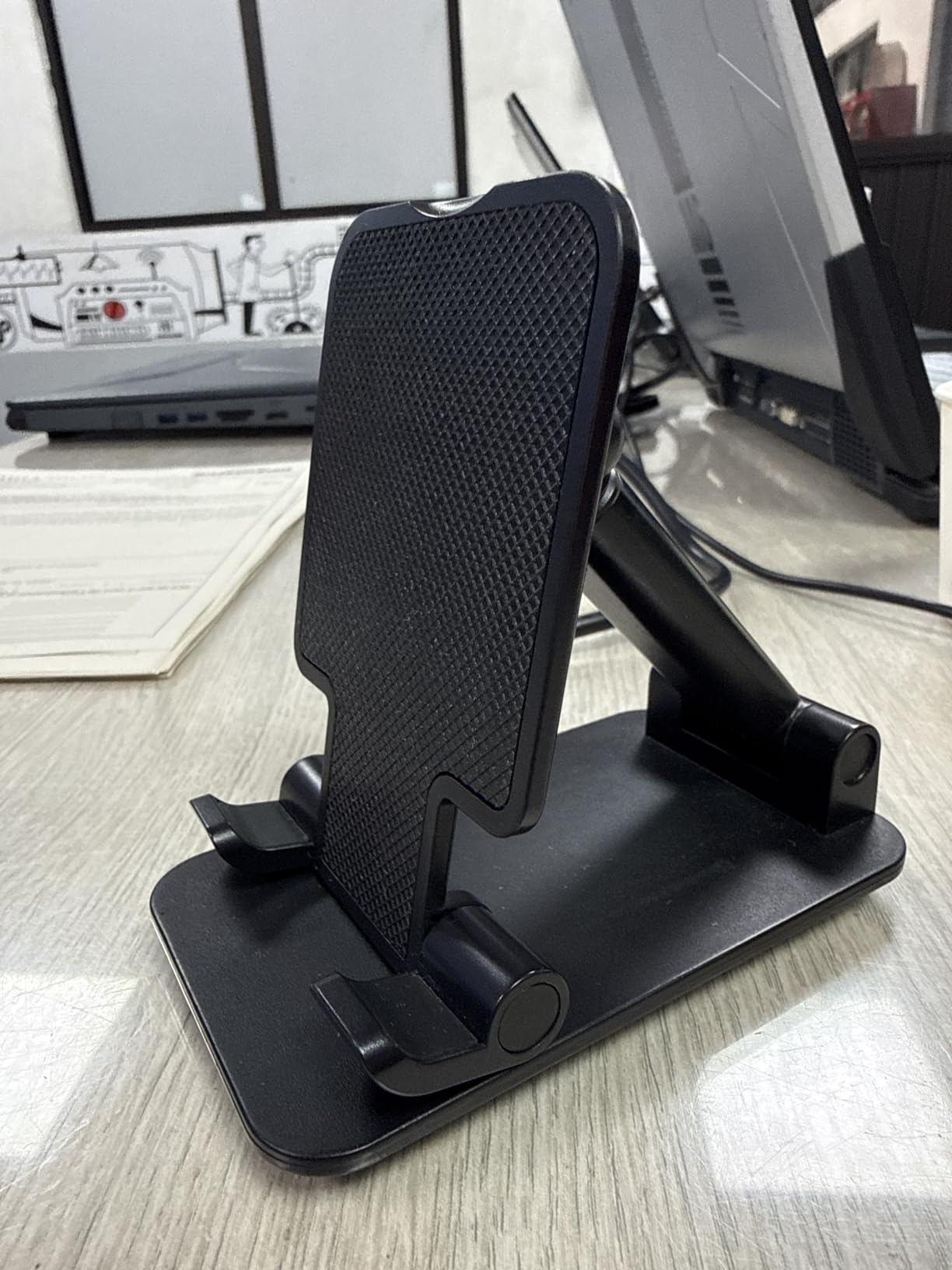 Phone Stand for Desk Cell Phone Holder Stands for iPhones customer photo 2