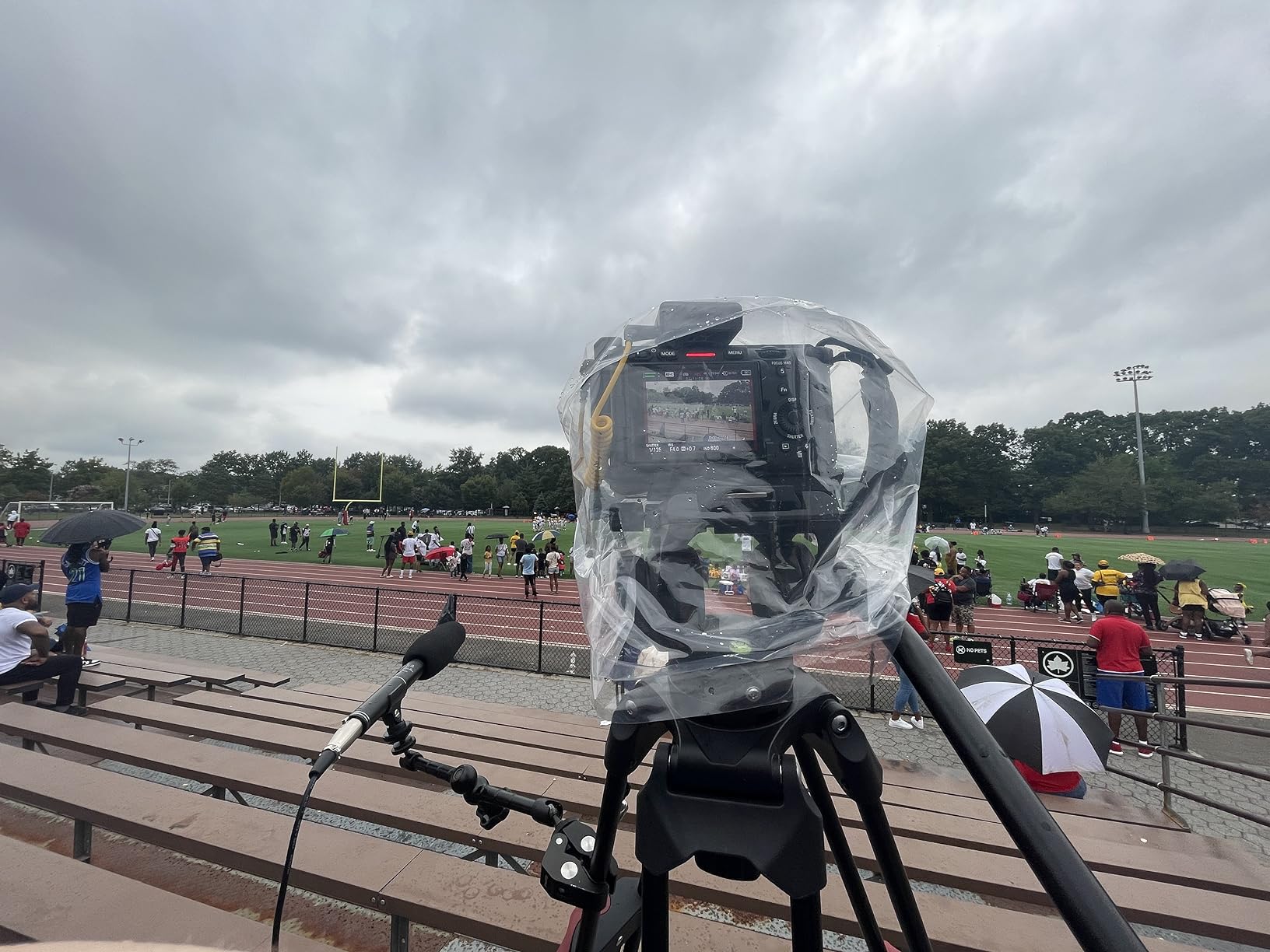 2Pack Camera Rain Cover Clear Waterproof Sleeve for Camera w Lens up to 11