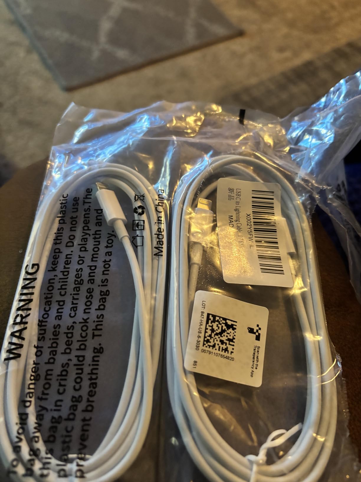 iPhone Charger 3Pack 6FT USB C to Lightning Cable [Apple MFi Certified] customer photo 1