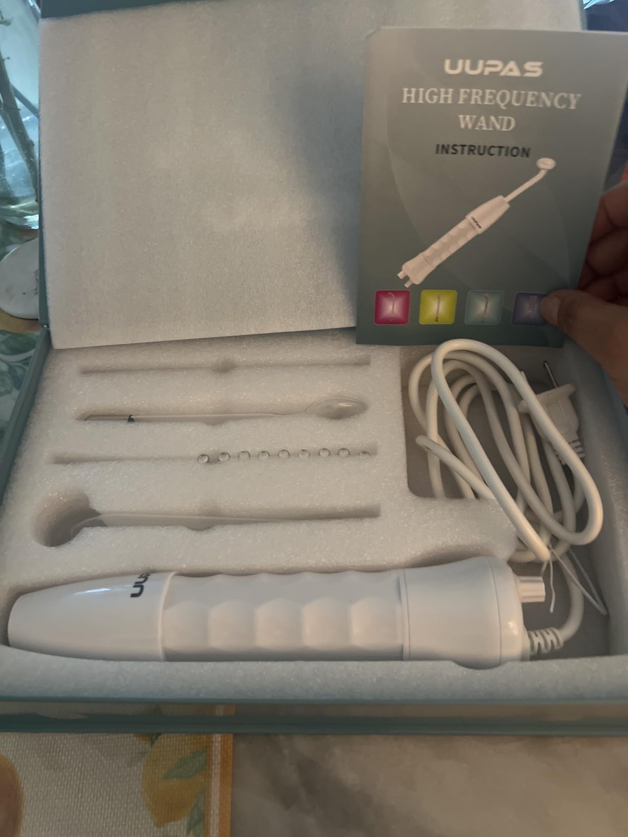 High Frequency Facial Wand-UUPAS Portable Handheld High Frequency customer photo 1
