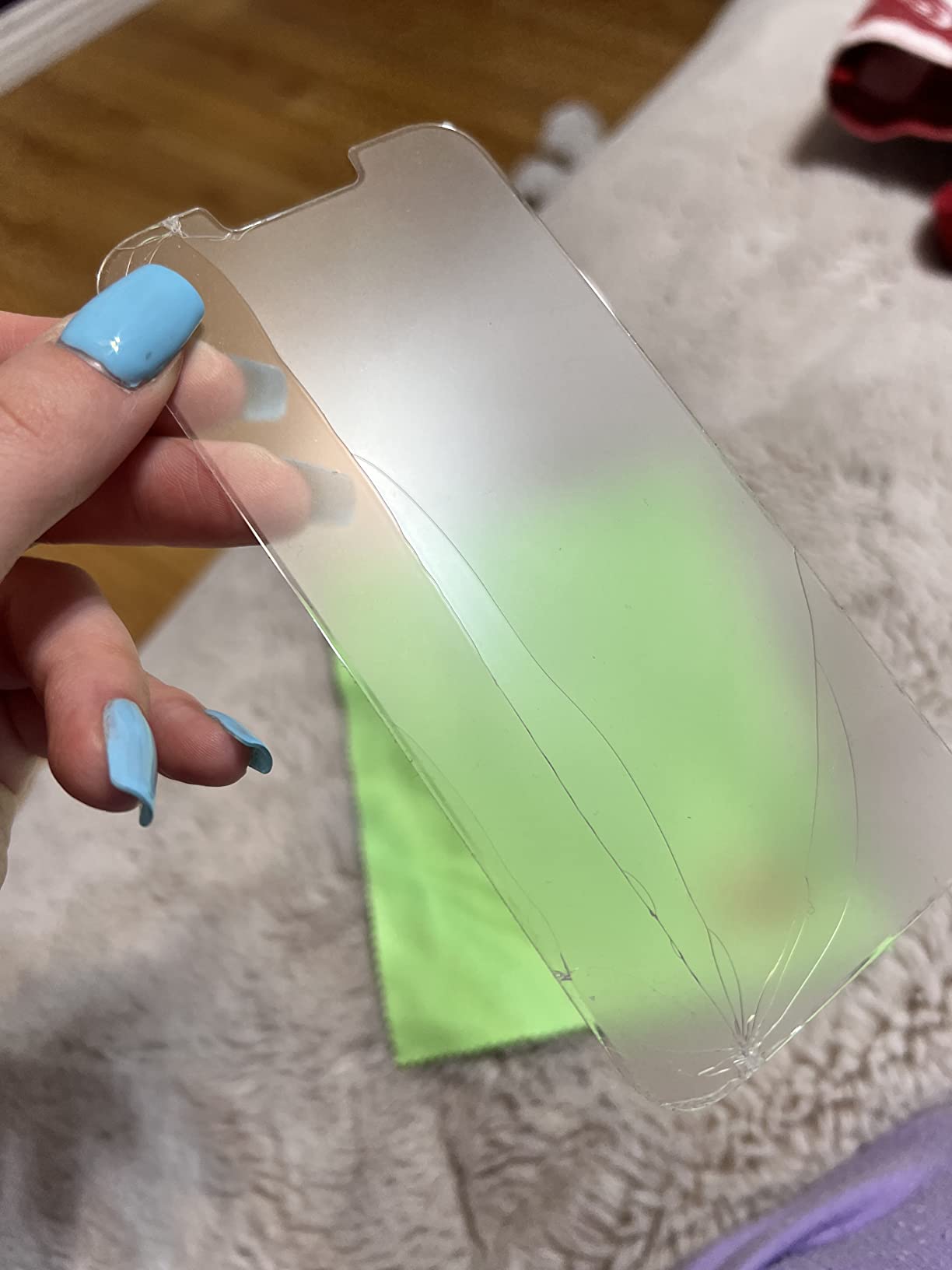 Mothca Matte Glass Screen Protector for iPhone 17e / iPhone 16e / iPhone 14 / iPhone 13 / iPhone 13 Pro [6.1 Inch] Anti-Glare & Anti-Fingerprint Tempered Glass [Easy Installation Frame] Smooth as Silk customer photo 2